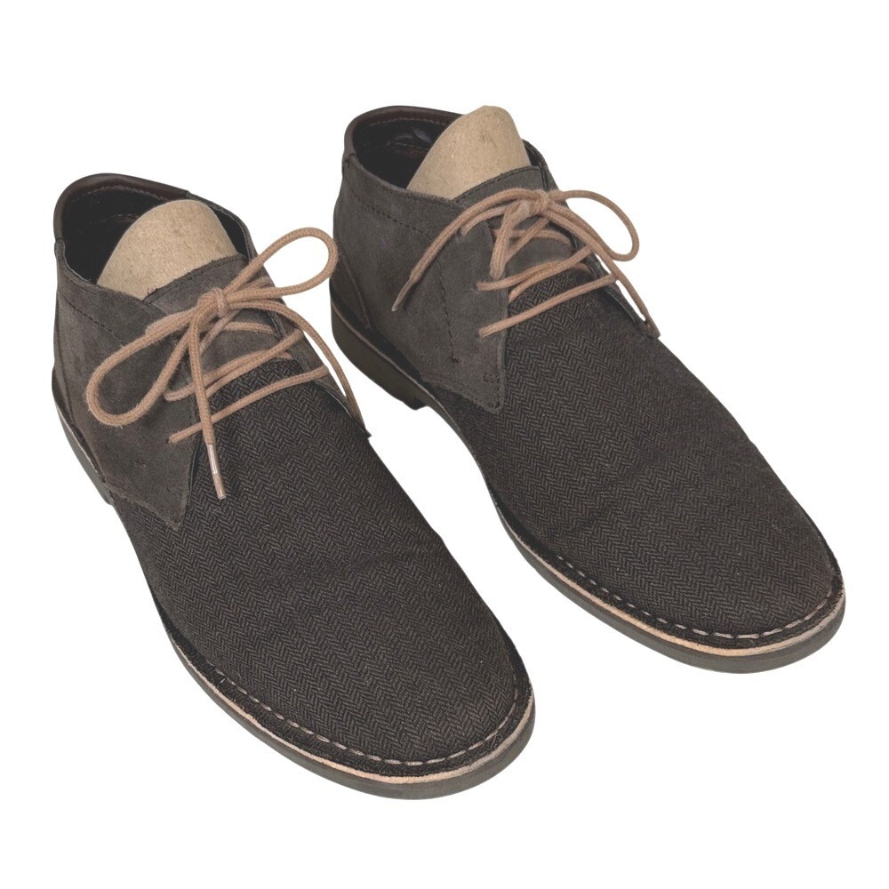 Reaction Kenneth Cole Men's Brown Suede‎ and Chukka Boots Size 12